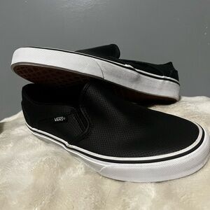 Vans Men's Black Slip-On Shoes
